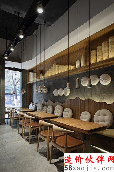 67平合肥返璞归真“禅意”同庆小笼餐厅设计