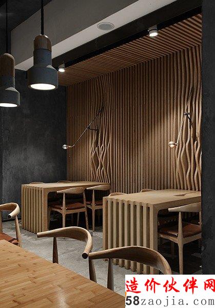 67平合肥返璞归真“禅意”同庆小笼餐厅设计