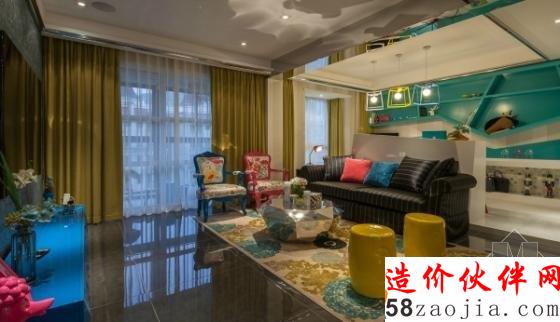 追求前卫!摩登时尚色彩两居室设计