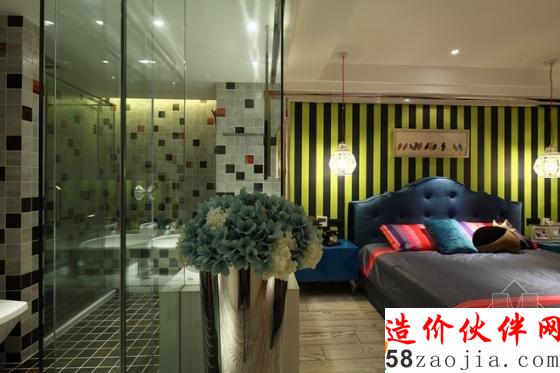 追求前卫!摩登时尚色彩两居室设计