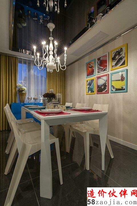 追求前卫!摩登时尚色彩两居室设计