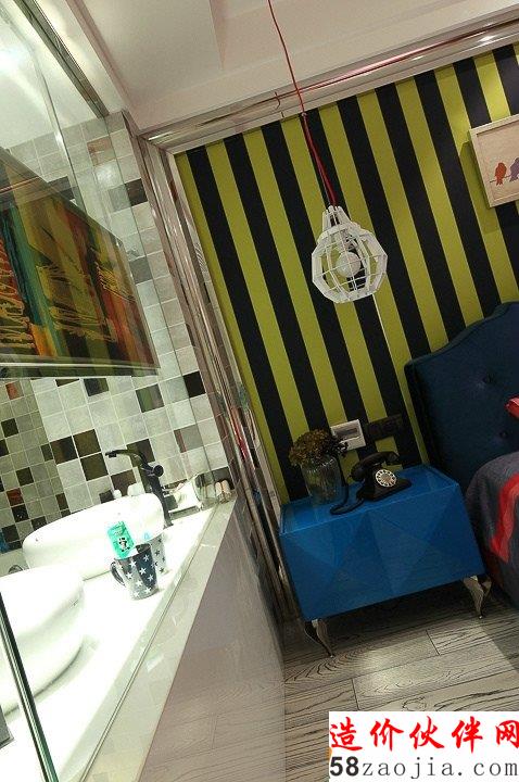 追求前卫!摩登时尚色彩两居室设计