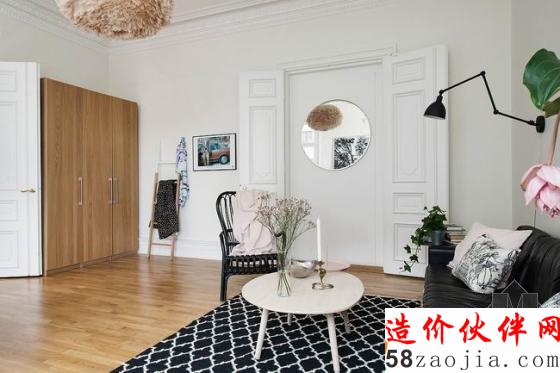 小空间大趣味!47.5平“精致”单身公寓设计