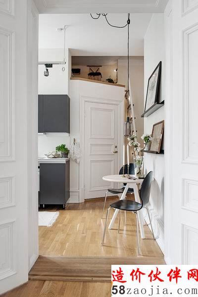 小空间大趣味!47.5平“精致”单身公寓设计