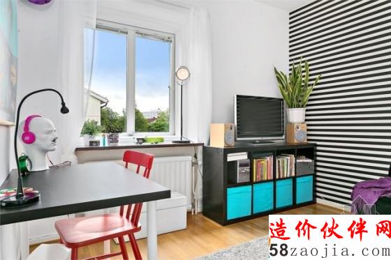 58平澳大利亚北欧风“色彩”四口之家