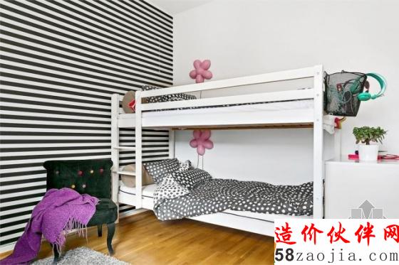 58平澳大利亚北欧风“色彩”四口之家