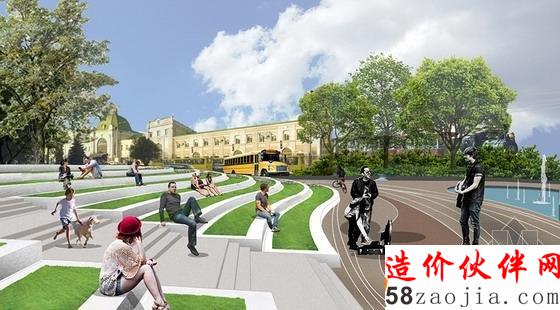 Ivano-Frankivsk儿童公共空间景观