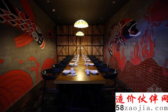 鱼和串的故事 济南烤鱼餐厅设计