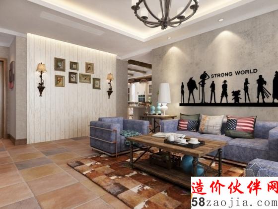 回归心灵宁静!100平乡村复古家居设计