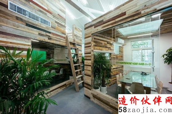 在森林里面办公 惊艳了每一个人!