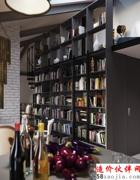 巴黎复古气息!帅气“粗犷”工业风阁楼