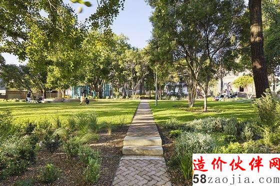 澳大利亚悉尼St James公园和John大街