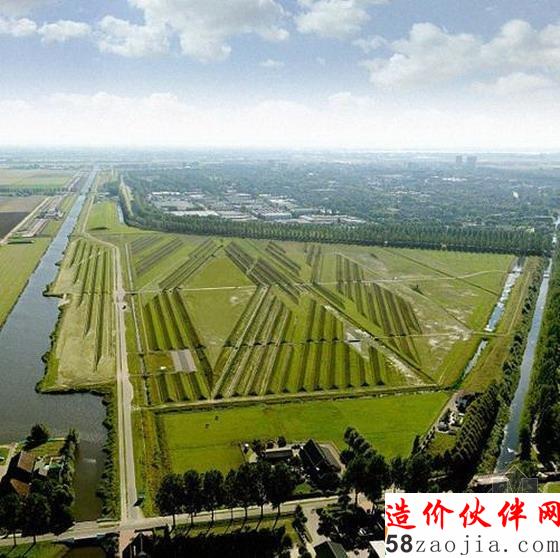 阿姆斯特丹史基浦机场附近的公园设计