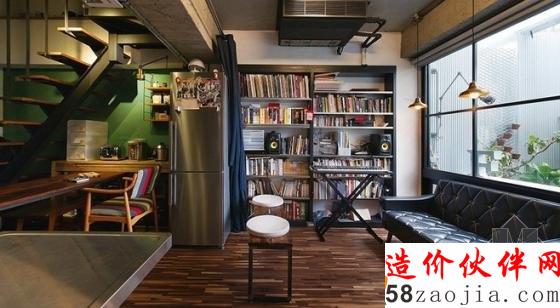 女生也爱工业风!台北53平米轻工业铁件风公寓