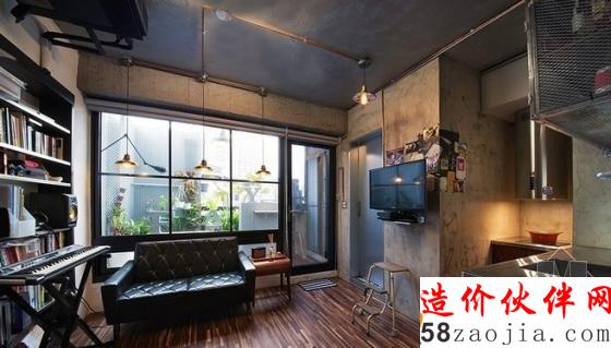 女生也爱工业风!台北53平米轻工业铁件风公寓