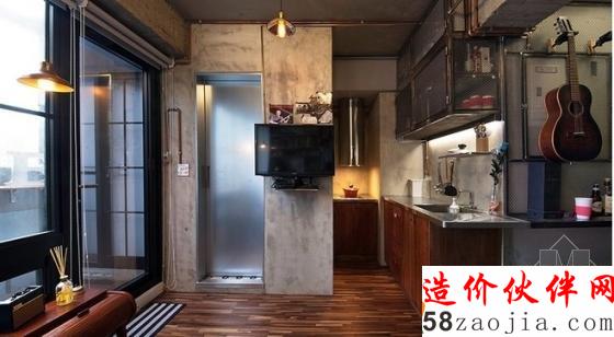 女生也爱工业风!台北53平米轻工业铁件风公寓