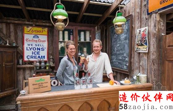 鸡舍变酒厂 英国男子创意棚屋获大奖