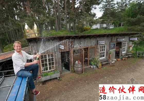 鸡舍变酒厂 英国男子创意棚屋获大奖