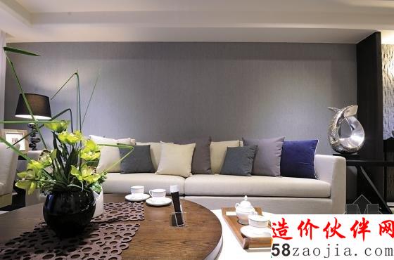 低彩奢华风韵!现代时尚三室两厅设计