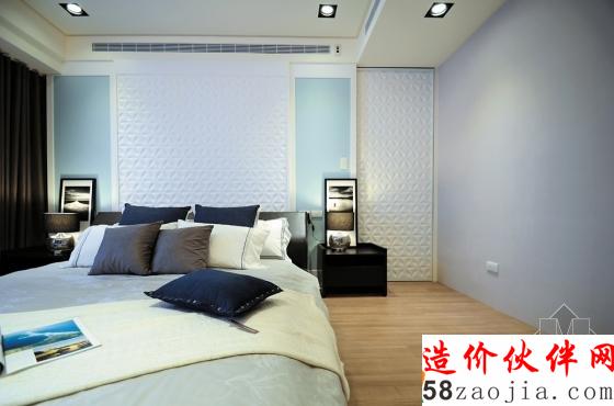 低彩奢华风韵!现代时尚三室两厅设计