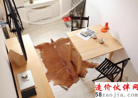 13平米的微型公寓 厨房浴室卧室起居室一应俱全