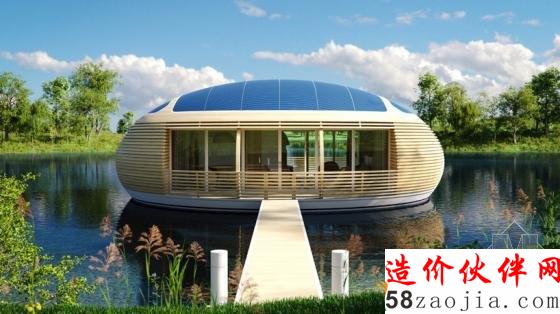 水上全景浮动住宅 你想停靠在哪里