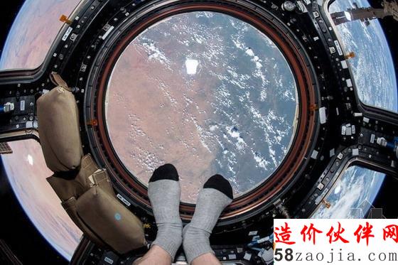 宇航员脚下非洲的中部