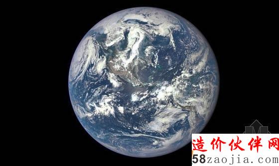 美国宇航局在太空拍摄的地球