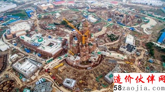 上海迪士尼乐园建设工地