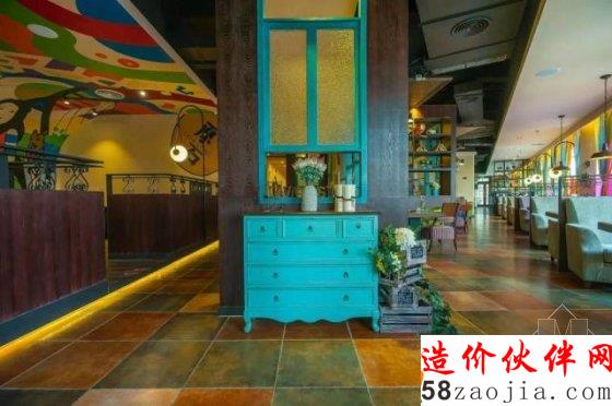 颜值爆表!原石“混搭”中西结合艺术餐厅