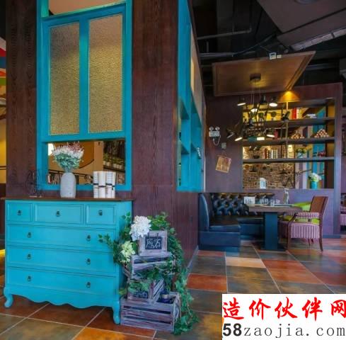 颜值爆表!原石“混搭”中西结合艺术餐厅