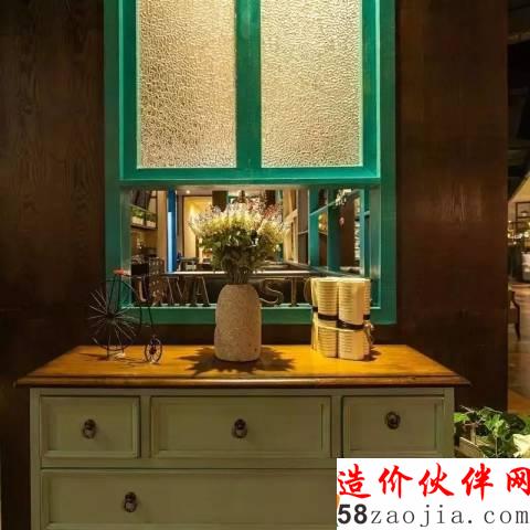 颜值爆表!原石“混搭”中西结合艺术餐厅