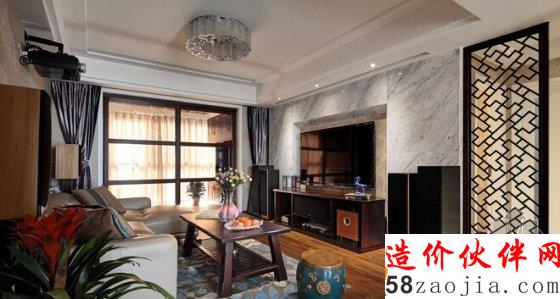 中国韵味!110平新中式儒韵家居设计