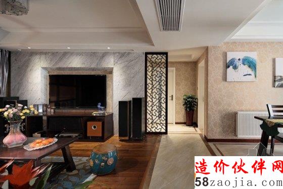 中国韵味!110平新中式儒韵家居设计