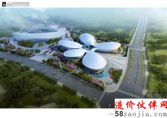 眉山“五馆一中心”平面设计图