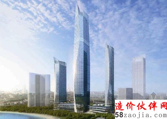 海天中心项目日景效果图