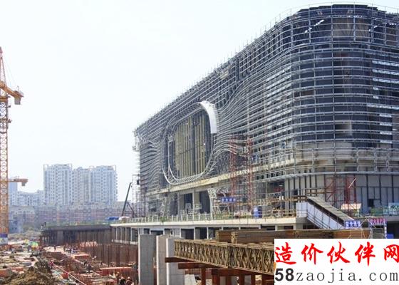 施工中的芜湖新火车站 图1