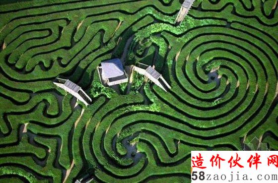 英国威尔特郡朗利特迷宫