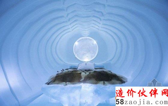瑞典5000吨冰雪造酒店 仅能保持半年