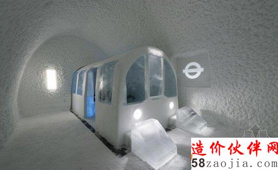 瑞典5000吨冰雪造酒店 仅能保持半年