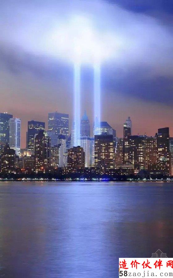 美国911国家纪念广场灯光设计