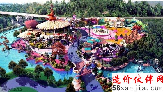 北京环球主题公园鸟瞰效果图