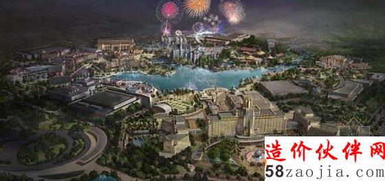 北京环球主题公园鸟瞰效果图