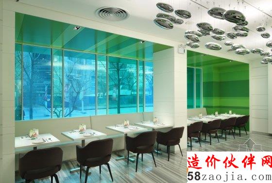 绿色“加油站”! 北京中关村又及餐厅设计