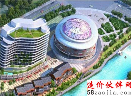 云顶酒吧建筑外形似巨型飞碟