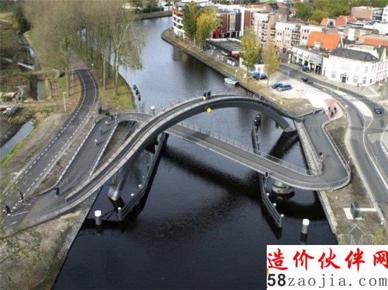 荷兰Purmerend的Melkwegbridge大桥