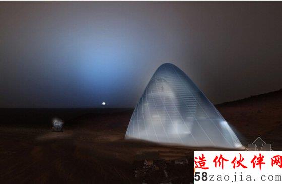 火星上的3D打印冰屋