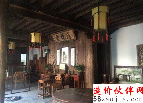 璟园古民居博物馆一处古宅内部,所用摆设皆为古物。