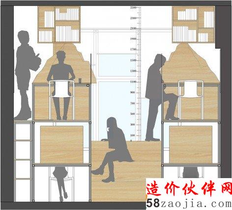 你见过这样的工作室么?办公还要爬上两层!