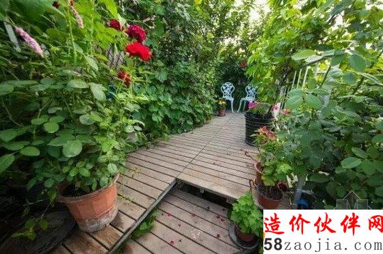 退休大爷牛一把 自建5层空中花园